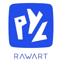 the logo for pyl rawart