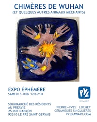 chimères de whan expo ephémère